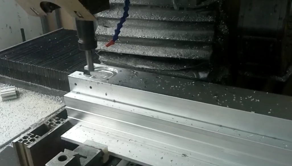 铝型材CNC深加工产品 UV打印机大梁  6米长铝合金横梁加工