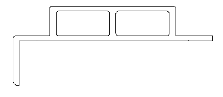 铝合金托盘边挡料型材