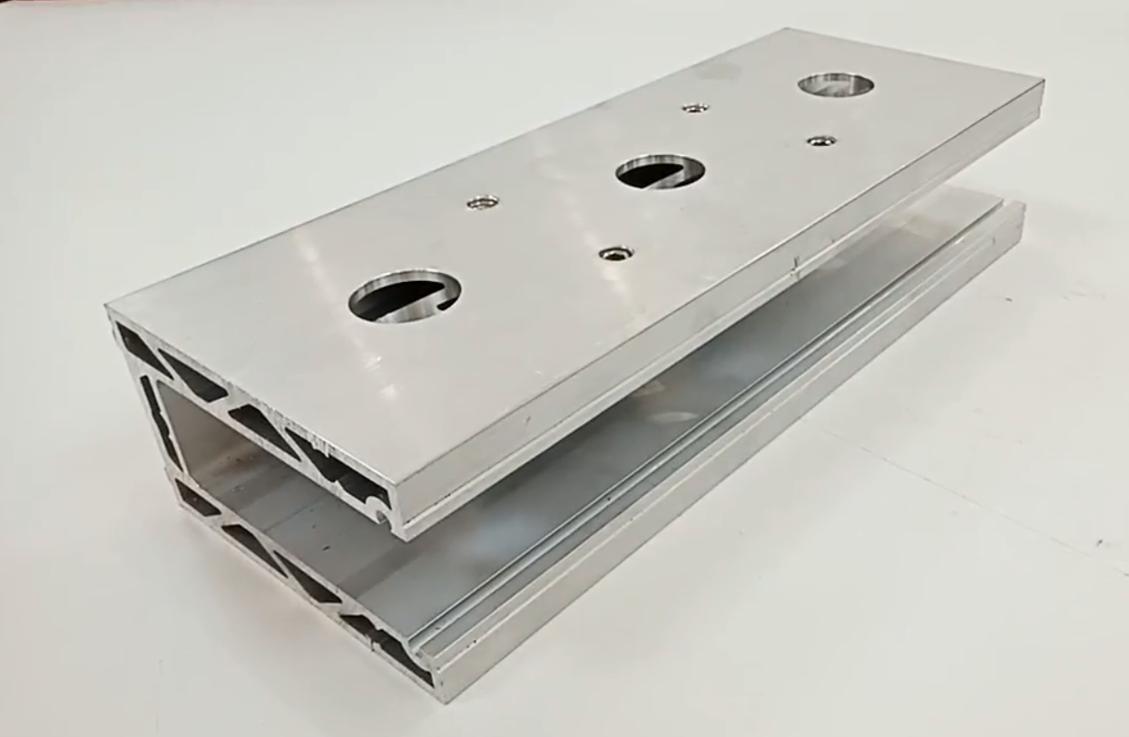 工业铝型材深加工厂家cnc加工各种规格长料 铝型材打孔
